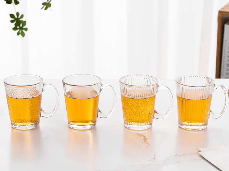 Classic Drinking Glass Mugs with 250ml Volume