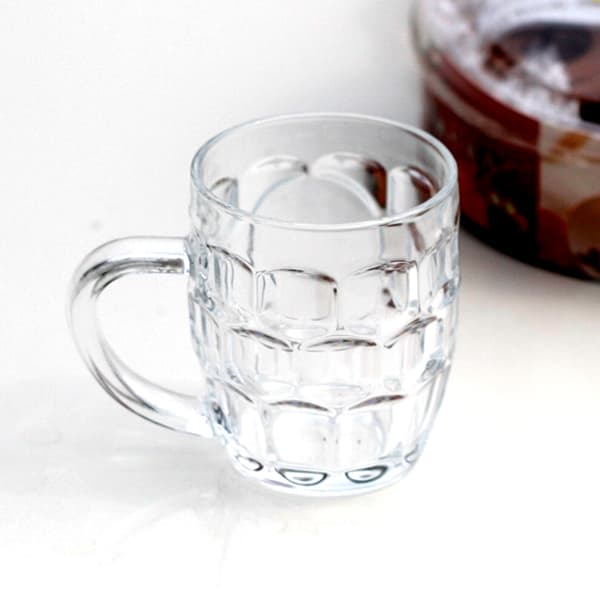Old-fashioned 250ml Pineapple Glass Mug for Beer Drinking