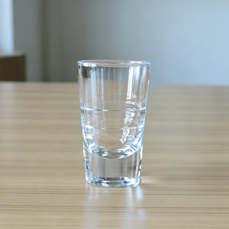Thick Base 4oz Glass Tumblers for Drinking Whisky/Rum