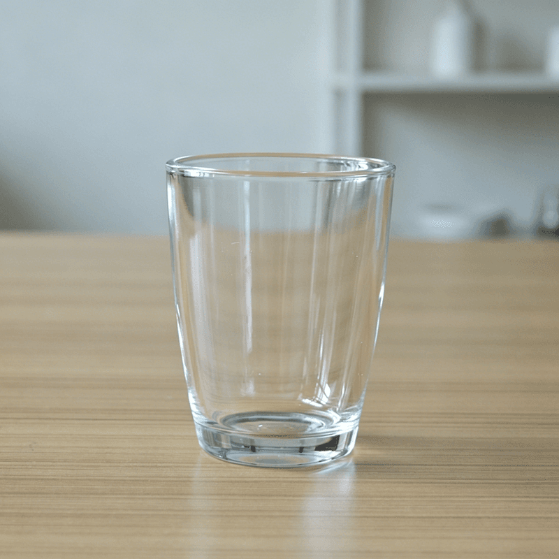 Machine Made Measuring Glass Tumblers with 140ml Volume for Drinking
