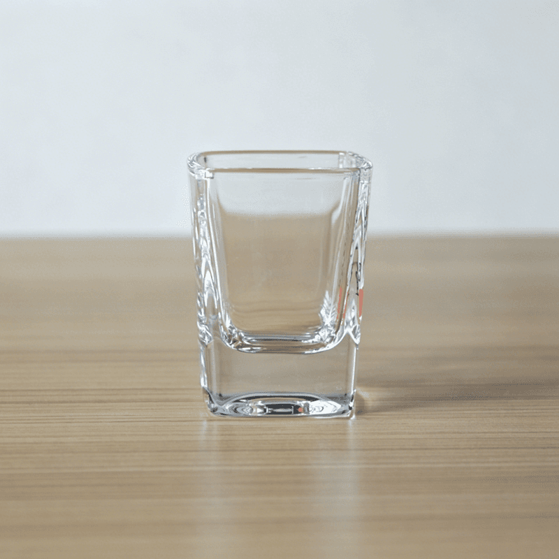 Good Quality 40ml Square Shot Glasses with Customized Logos