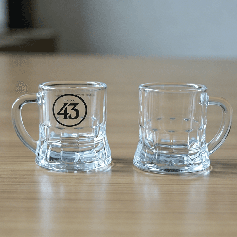 Customized 1oz Shot Glass Mugs with Customized Logos