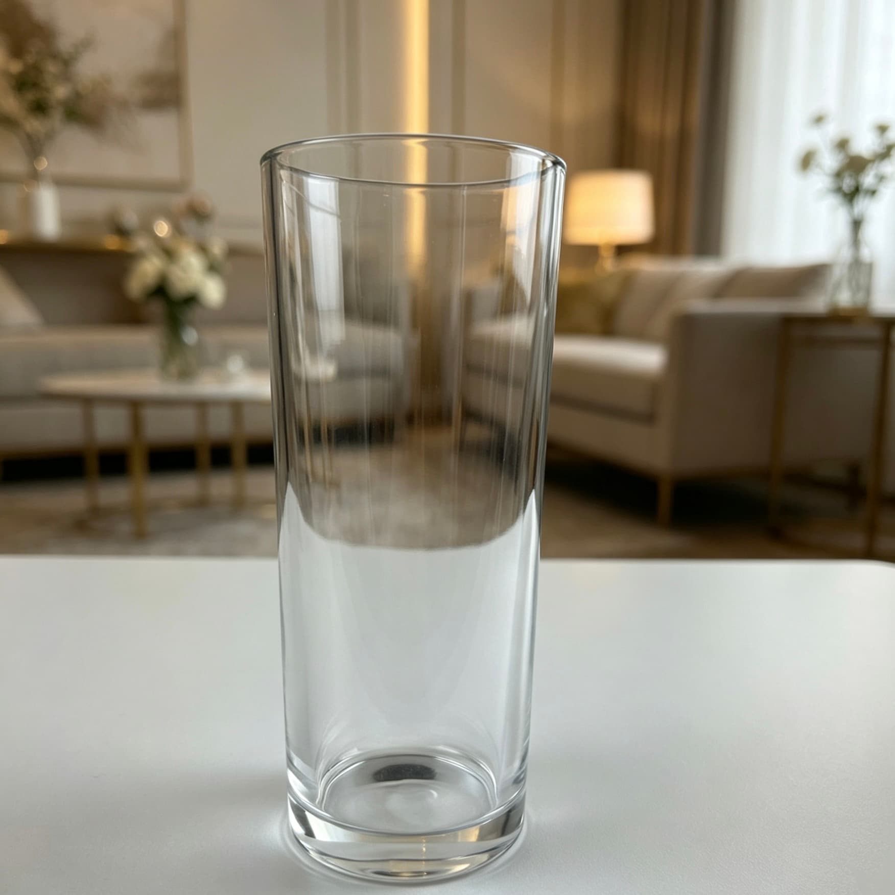 Machine Made 400ml Drinking Glass Cups Customized Logo Aavailable