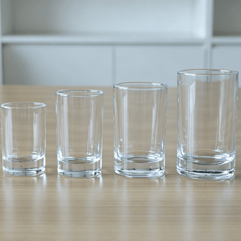 Straight Series Shot Glasses with 60ml/80ml/120ml/150ml Volumes