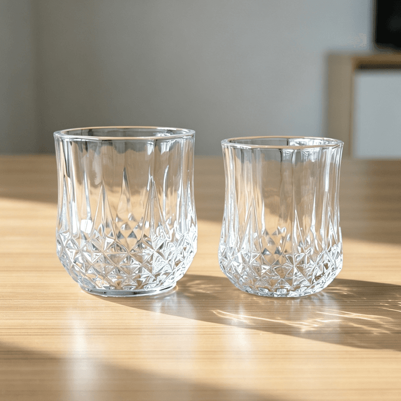 Diamond Series Glass Tumblers with 200ml and 320ml