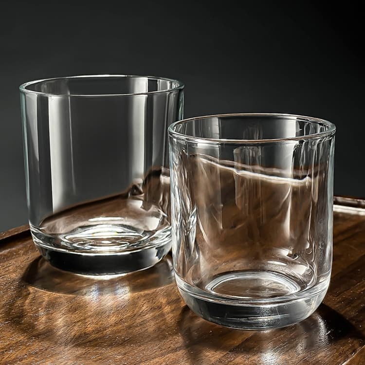 Simple Round Rock Glasses with 320ml Volume