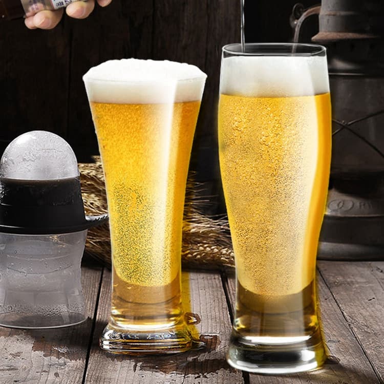 Machine Blown Beer Glasses with 370ml and 470ml