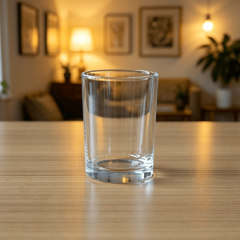 Cheap Round 120ml/4oz Small Glass Cups Logo Customization Available