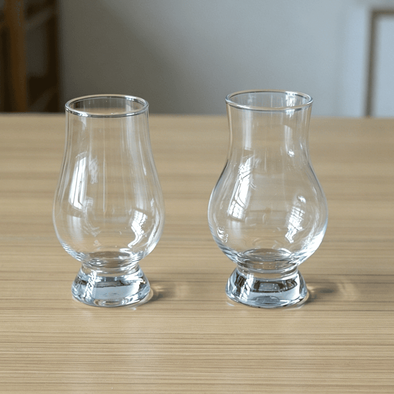 Classic Lamp Shape 180ml and 200ml Whisky Glasses with Customized Logos