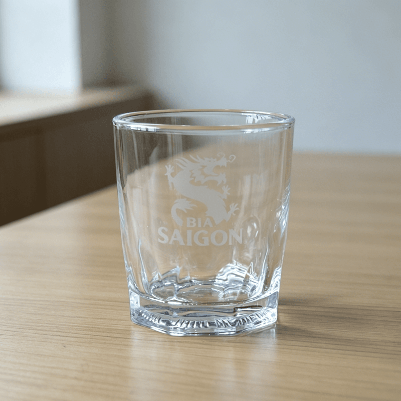 Customized Round Glass Tumblers for Drinking Whisky/Beer