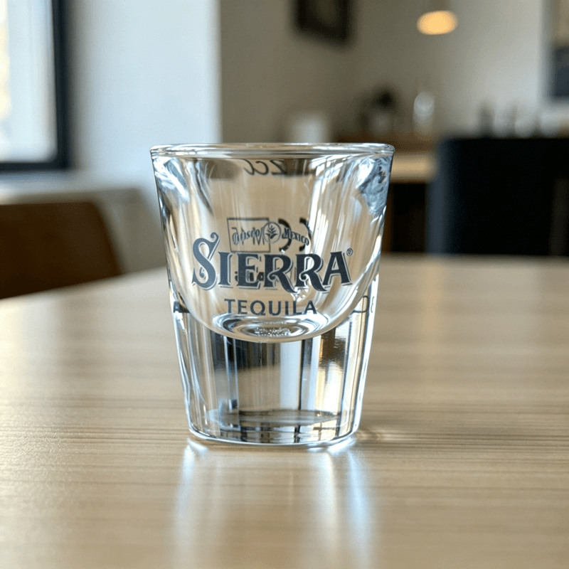 Round Thick Base 1oz Shot Glasses For Vodka /Tequila with Customized Logos