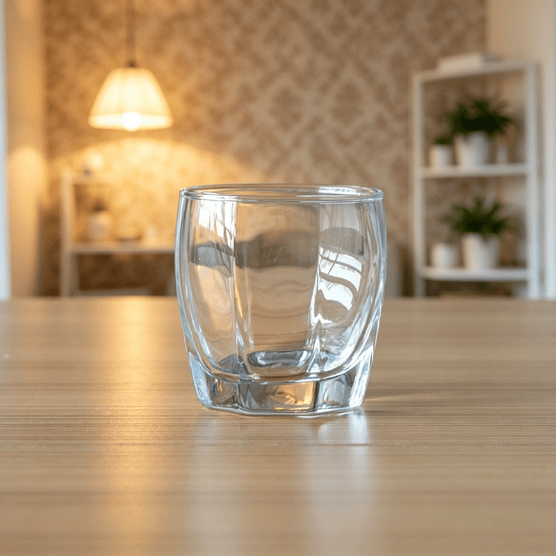 Machine blown 3oz Octagonal Shot Glasses for Drinks