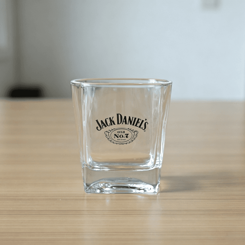 Classic Square Whisky Glass Tumblers with Customized Logos